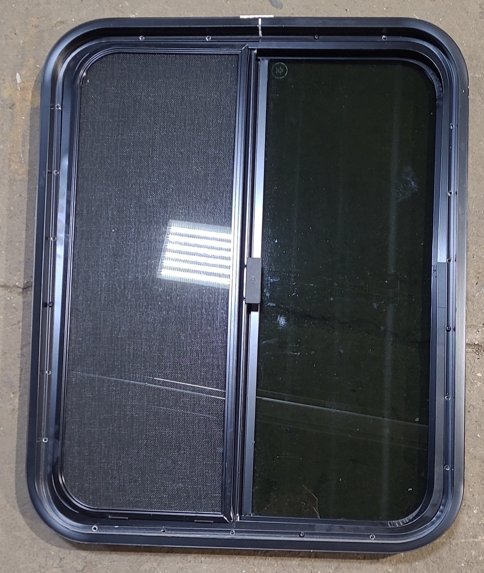 Used Black Radius Opening Window : 23 1/2