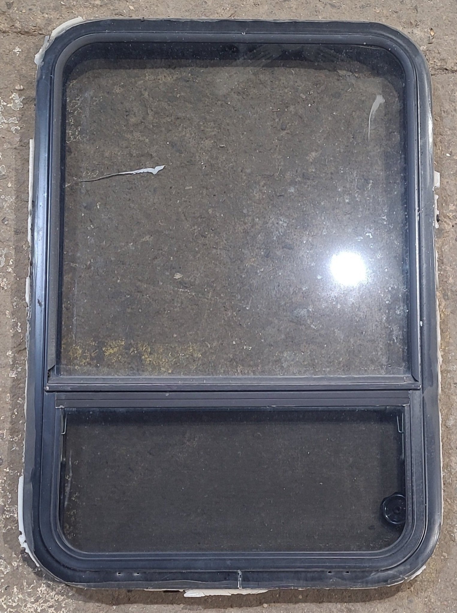 Used Black Radius Opening Window : 23 1/2