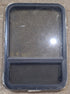 Used Black Radius Opening Window : 23 1/2" W x 34 1/2" H x 1 1/4" D - Young Farts RV Parts