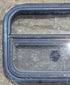 Used Black Radius Opening Window : 23 1/4" W x 14 1/4" H x 1 7/8" - Young Farts RV Parts