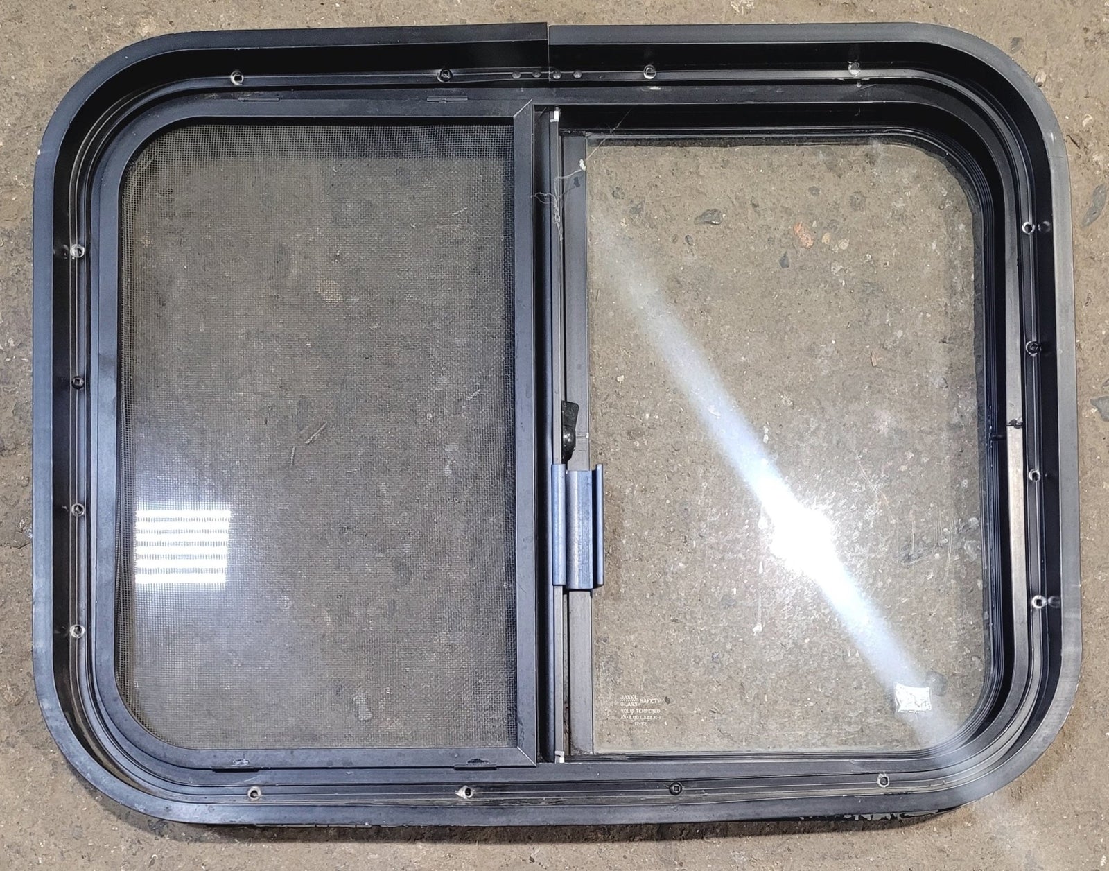 Used Black Radius Opening Window : 23 1/4