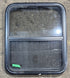 Used Black Radius Opening Window : 23 1/4" W x 28 1/4" H x 1 3/4" D - Young Farts RV Parts