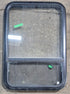 Used Black Radius Opening Window : 23 1/4" W x 34 1/2" H x 1 3/4" D - Young Farts RV Parts