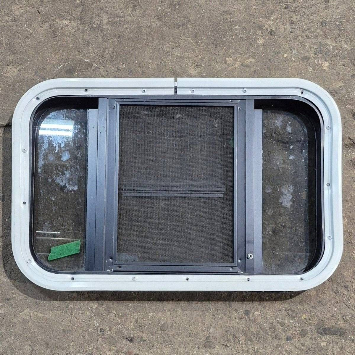 Used Black Radius Opening Window - 23 1/8