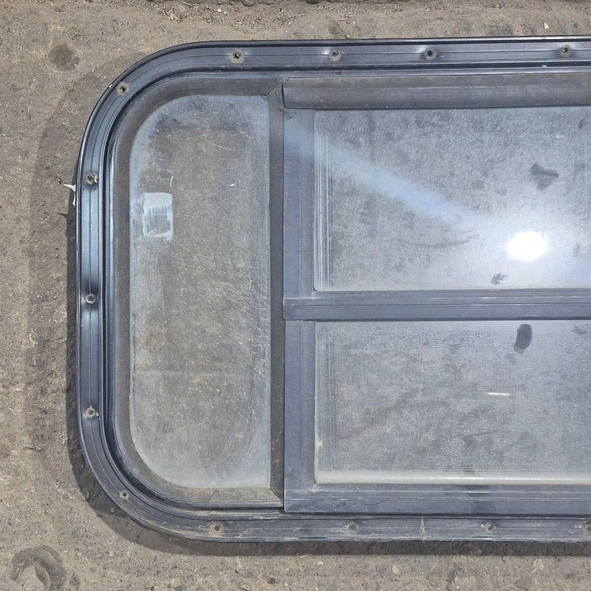 Used Black Radius Opening Window : 23 3/4