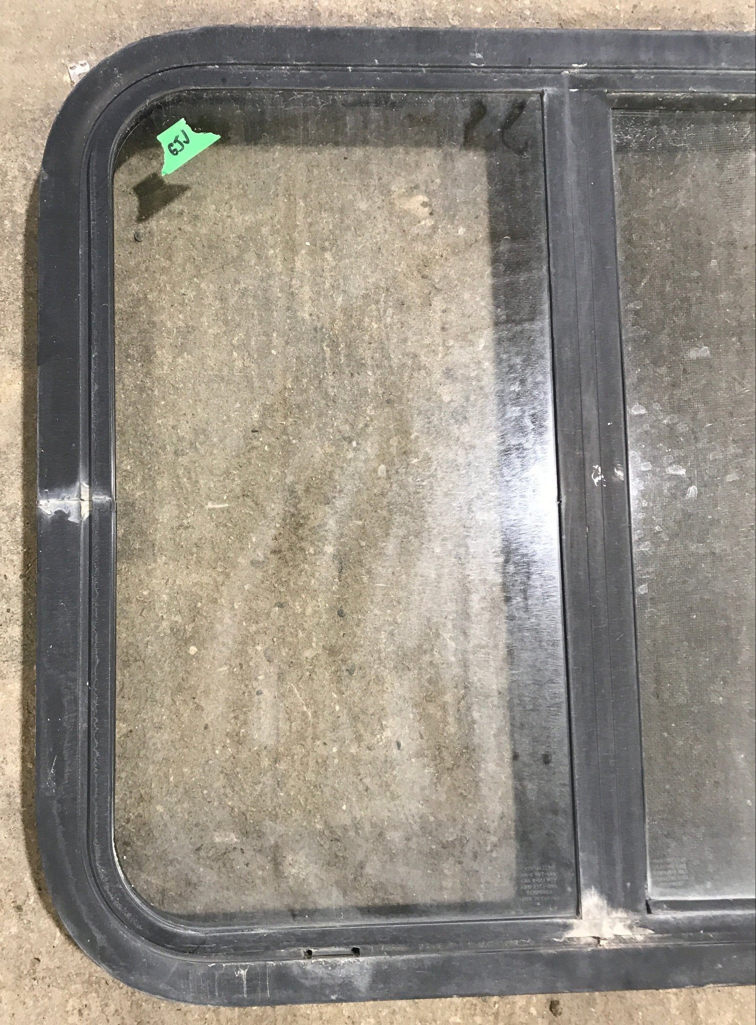 Used Black Radius Opening Window : 24 1/2