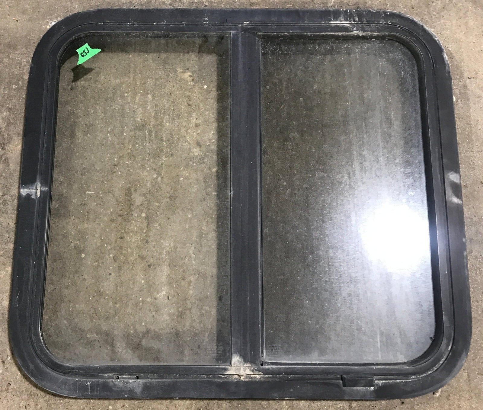 Used Black Radius Opening Window : 24 1/2