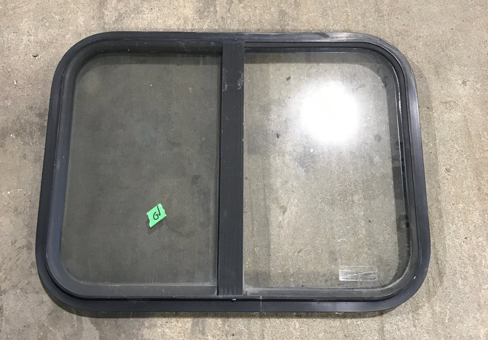 Used Black Radius Opening Window : 24 1/4