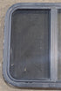 Used Black Radius Opening Window : 24 1/4" W x 19 3/4" H x 1 7/8" D - Young Farts RV Parts