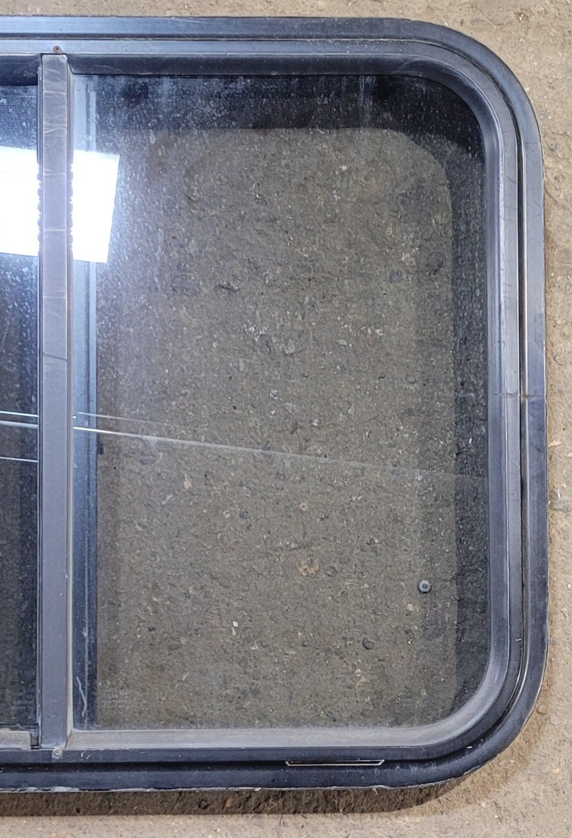 Used Black Radius Opening Window : 25 1/2