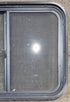 Used Black Radius Opening Window : 25 1/2" W x 20" H x 1 3/4" - Young Farts RV Parts