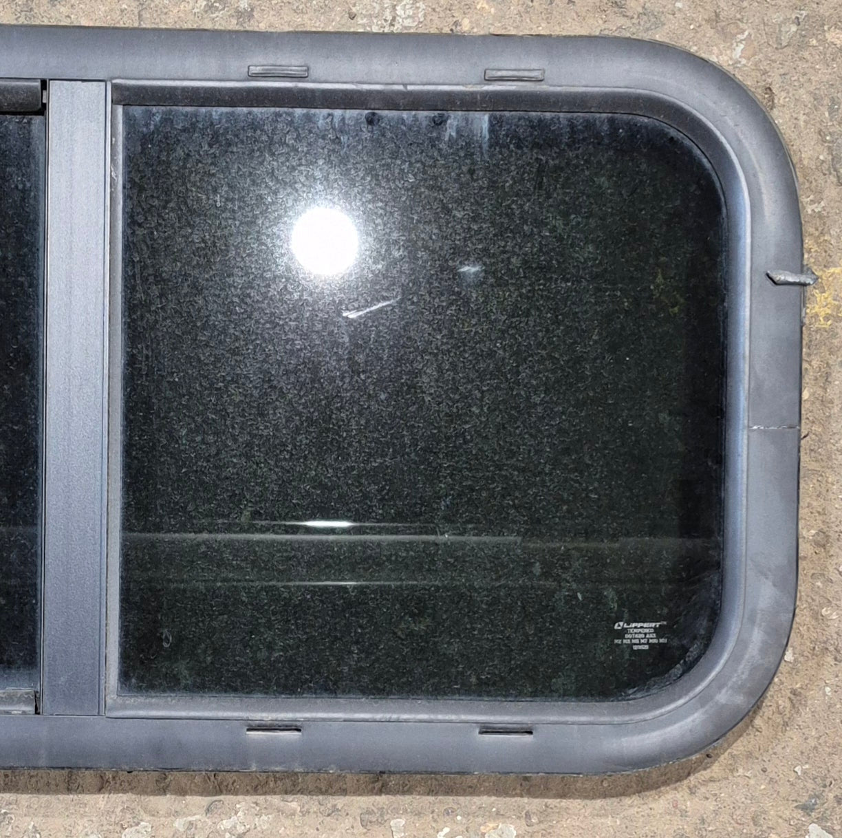 Used Black Radius Opening Window : 29 1/2