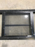 Used Black Radius Opening Window : 29 1/2" W x 14 1/2" H x 2" - Young Farts RV Parts