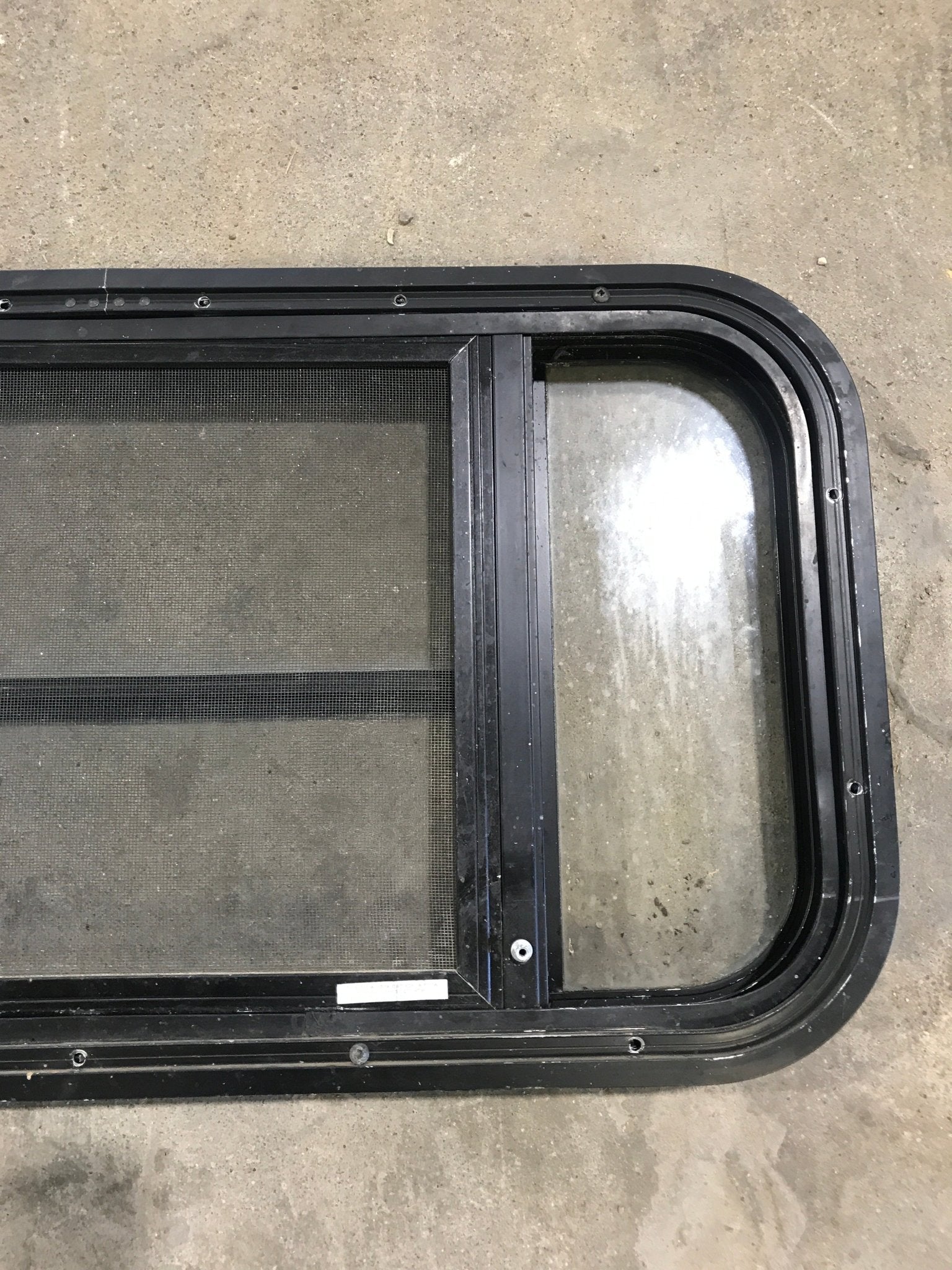 Used Black Radius Opening Window : 29 1/2