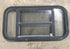Used Black Radius Opening Window : 29 1/2" W x 14 1/2" H x 2" - Young Farts RV Parts