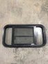 Used Black Radius Opening Window : 29 1/2" W x 14 1/2" H x 2" - Young Farts RV Parts