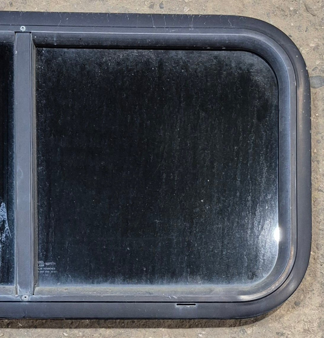 Used Black Radius Opening Window : 29 1/2