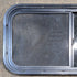 Used Black Radius Opening Window : 29 1/2" W x 14 1/4" H x 1 1/4" - Young Farts RV Parts