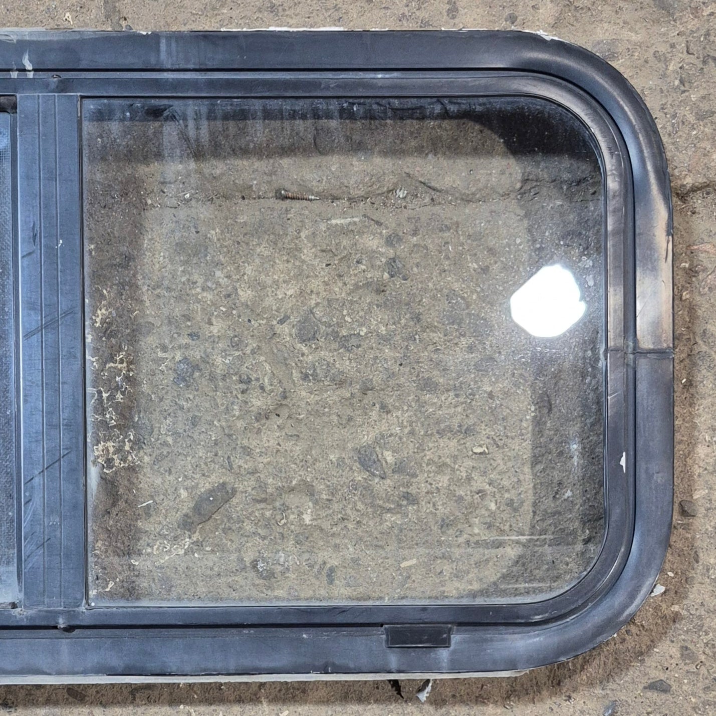 Used Black Radius Opening Window : 29 1/2