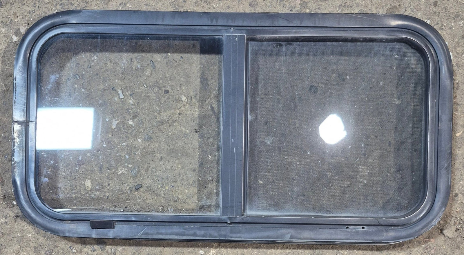 Used Black Radius Opening Window : 29 1/2
