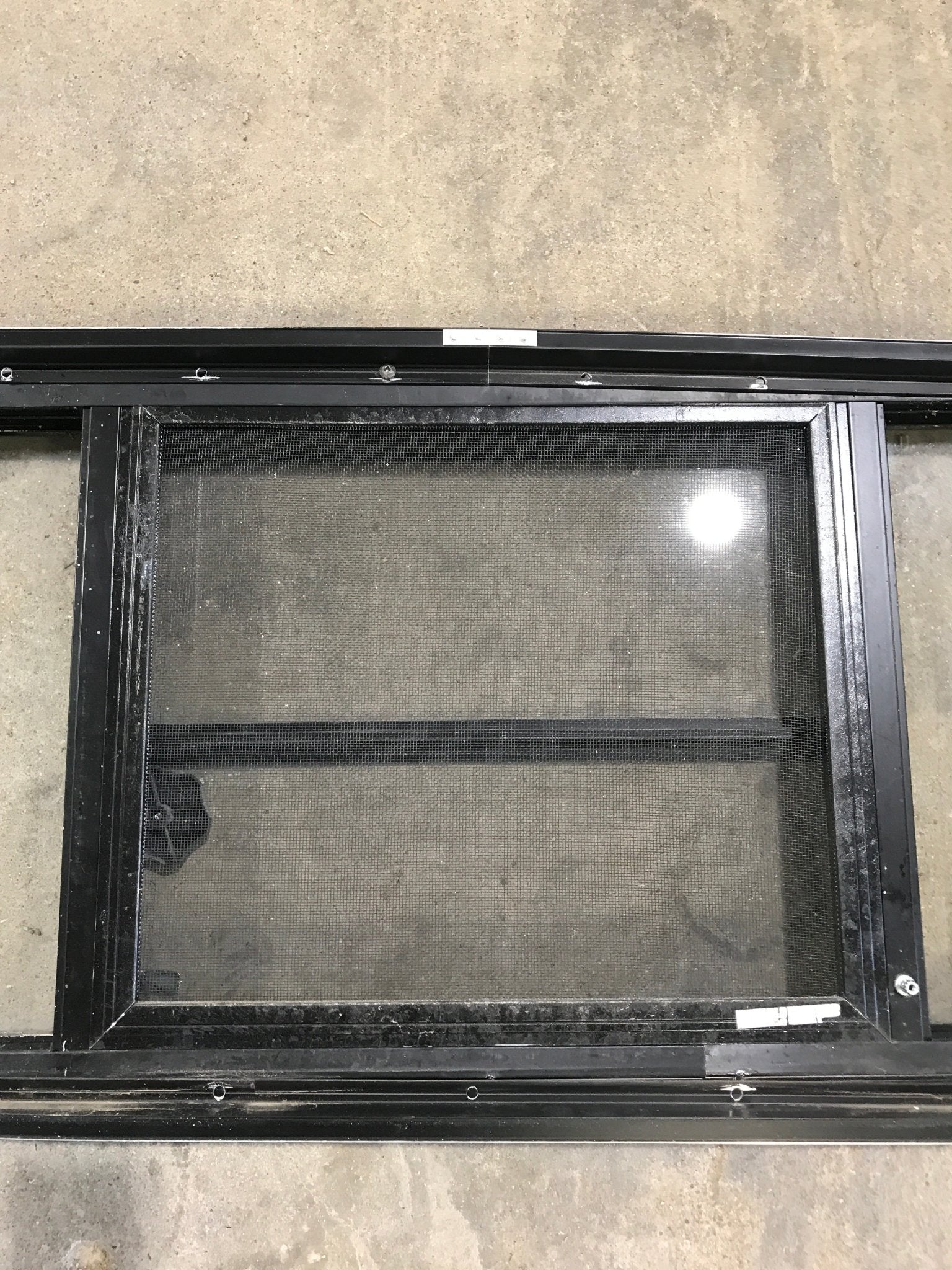 Used Black Radius Opening Window : 29 1/2