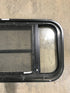 Used Black Radius Opening Window : 29 1/2" W x 14 3/4" H x 2" - Young Farts RV Parts