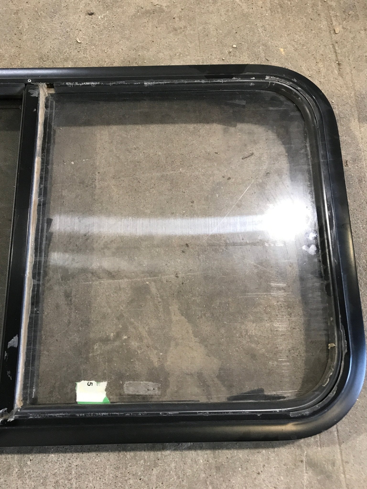 Used Black Radius Opening Window : 29 1/2