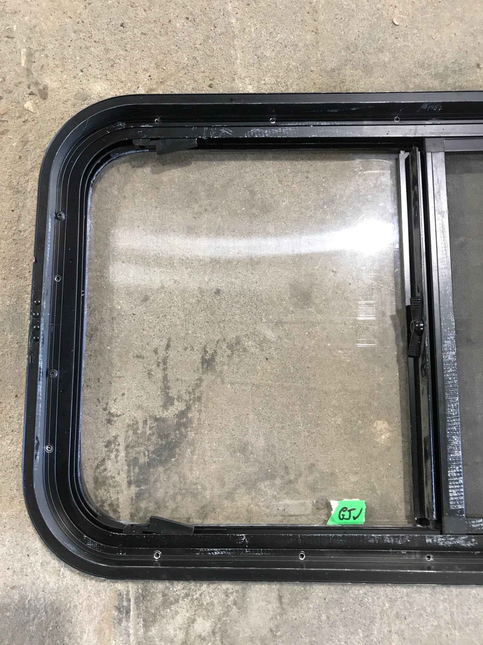 Used Black Radius Opening Window : 29 1/2