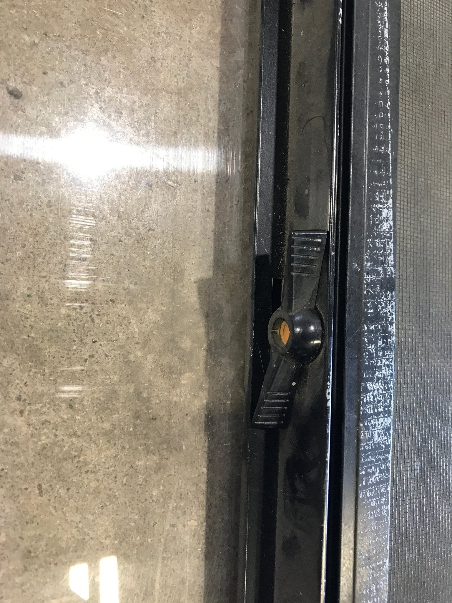 Used Black Radius Opening Window : 29 1/2