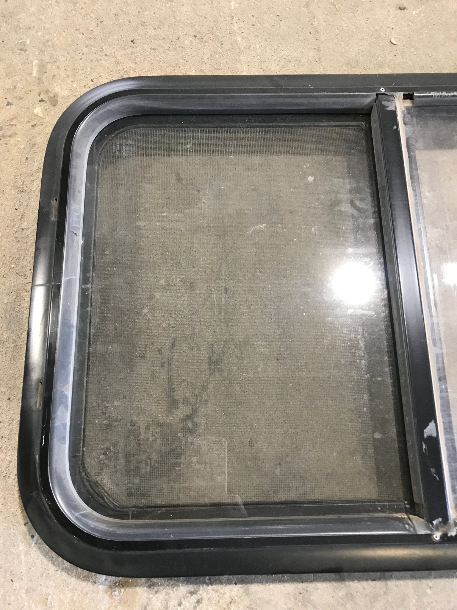 Used Black Radius Opening Window : 29 1/2