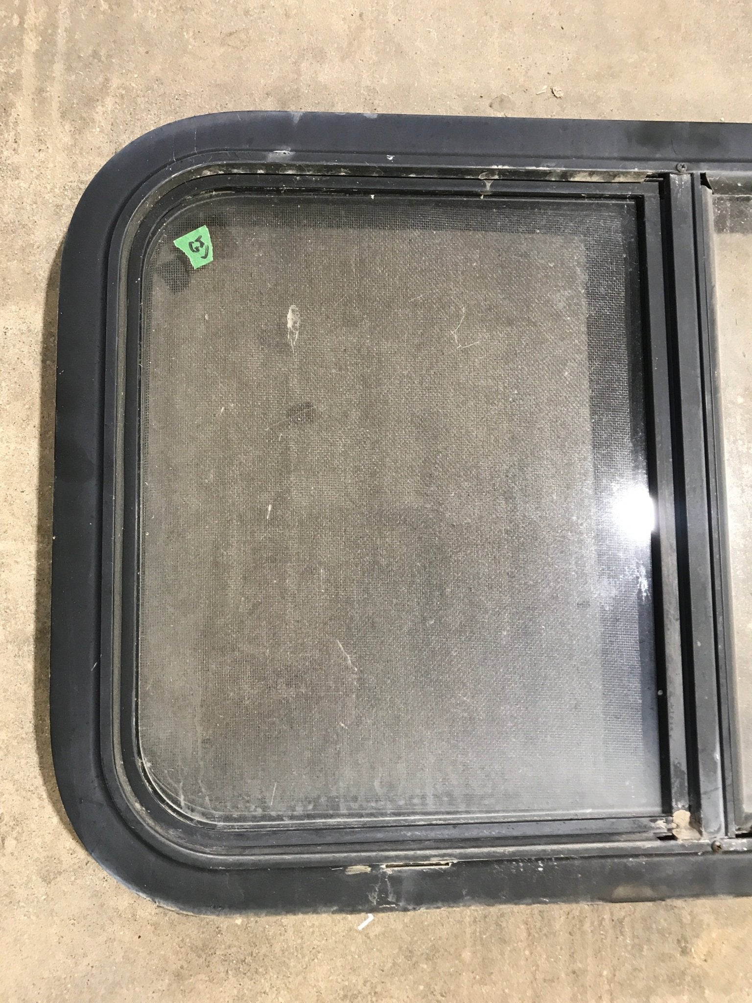 Used Black Radius Opening Window : 29 1/2