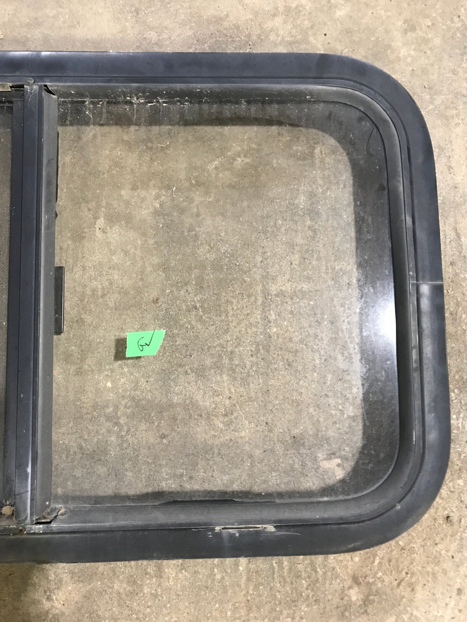 Used Black Radius Opening Window : 29 1/2