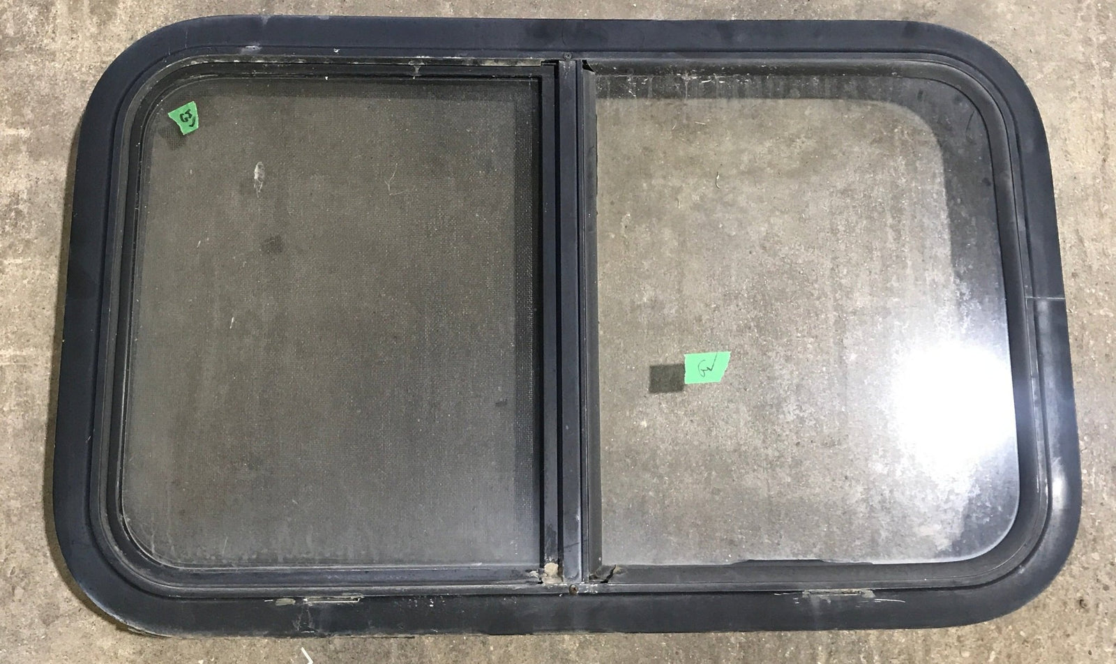 Used Black Radius Opening Window : 29 1/2