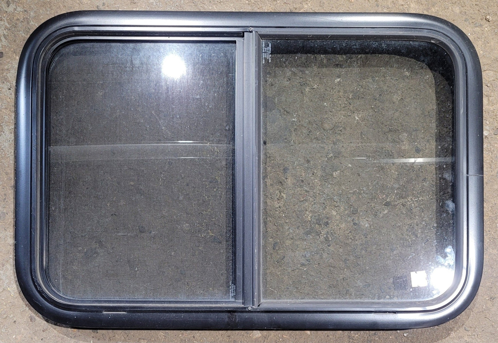 Used Black Radius Opening Window : 29 1/2