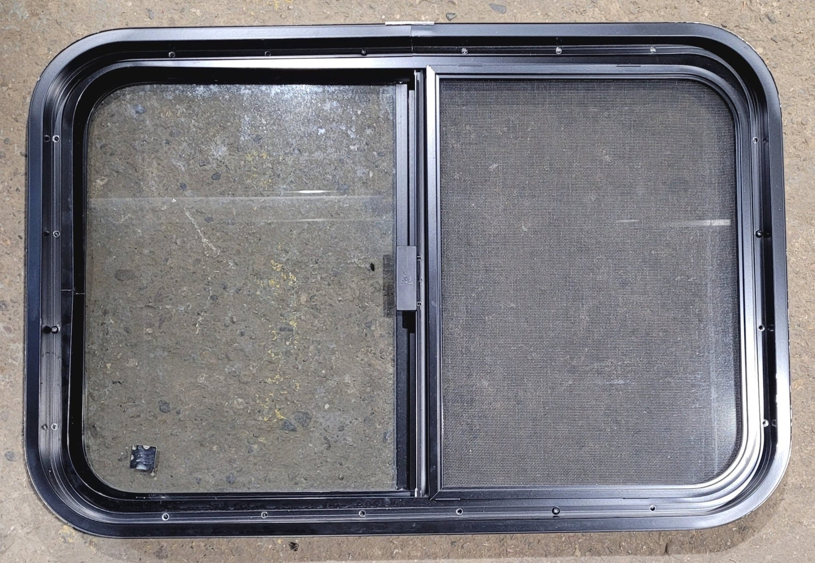 Used Black Radius Opening Window : 29 1/2