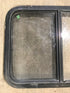 Used Black Radius Opening Window : 29 1/2" W x 21 1/2" H x 2" D - Young Farts RV Parts