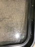 Used Black Radius Opening Window : 29 1/2" W x 21 1/2" H x 2" D - Young Farts RV Parts