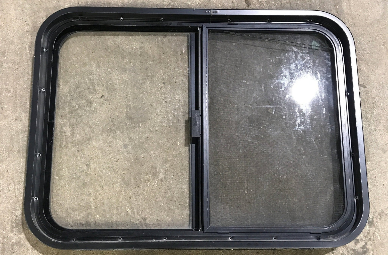 Used Black Radius Opening Window : 29 1/2