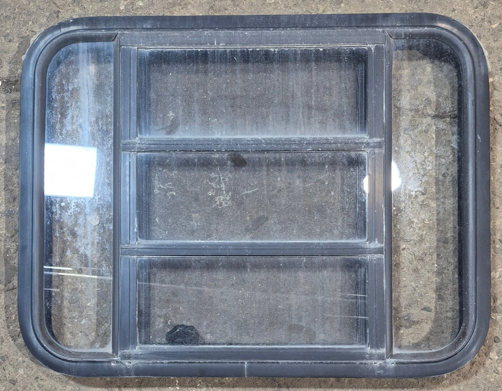 Used Black Radius Opening Window : 29 1/2