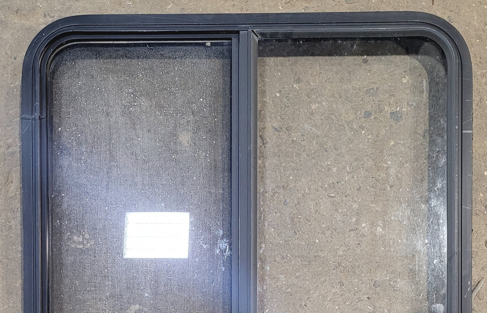 Used Black Radius Opening Window : 29 1/2