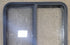 Used Black Radius Opening Window : 29 1/2" W x 34 1/4" H x 1 7/8" - Young Farts RV Parts