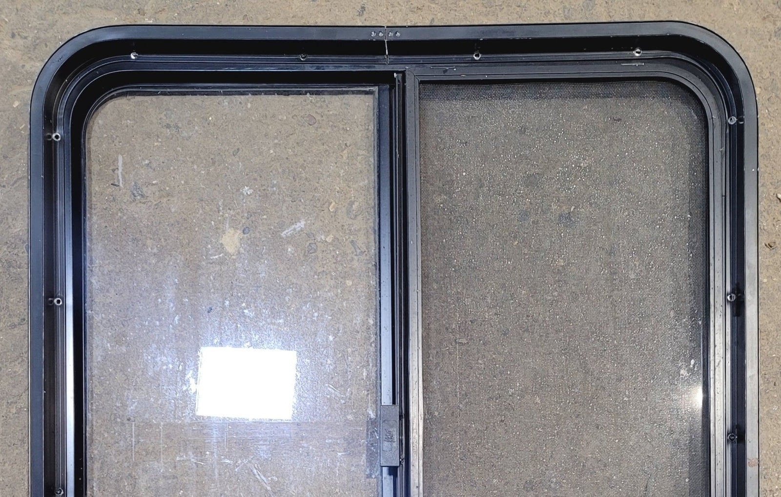 Used Black Radius Opening Window : 29 1/2