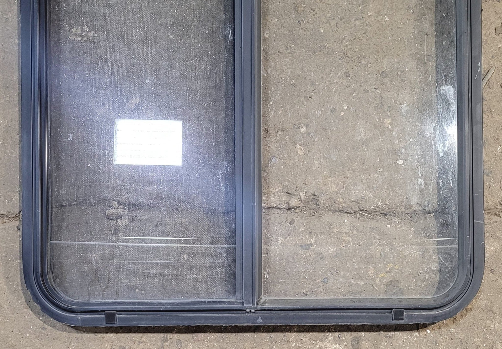 Used Black Radius Opening Window : 29 1/2