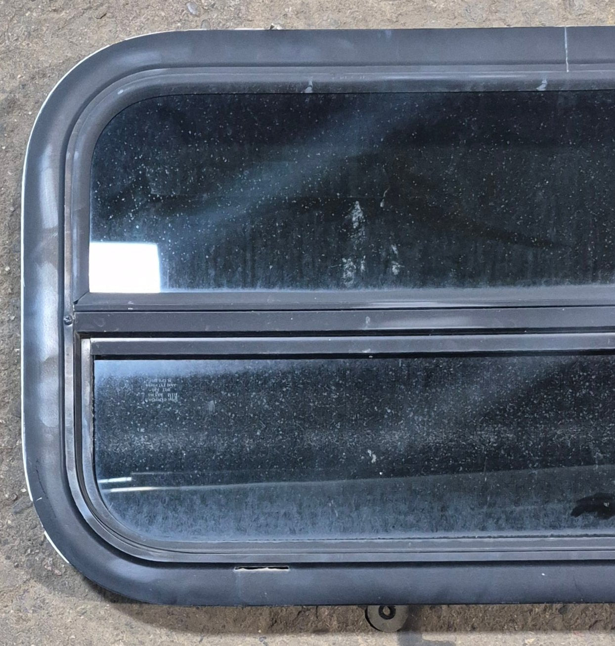 Used Black Radius Opening Window : 29 1/4