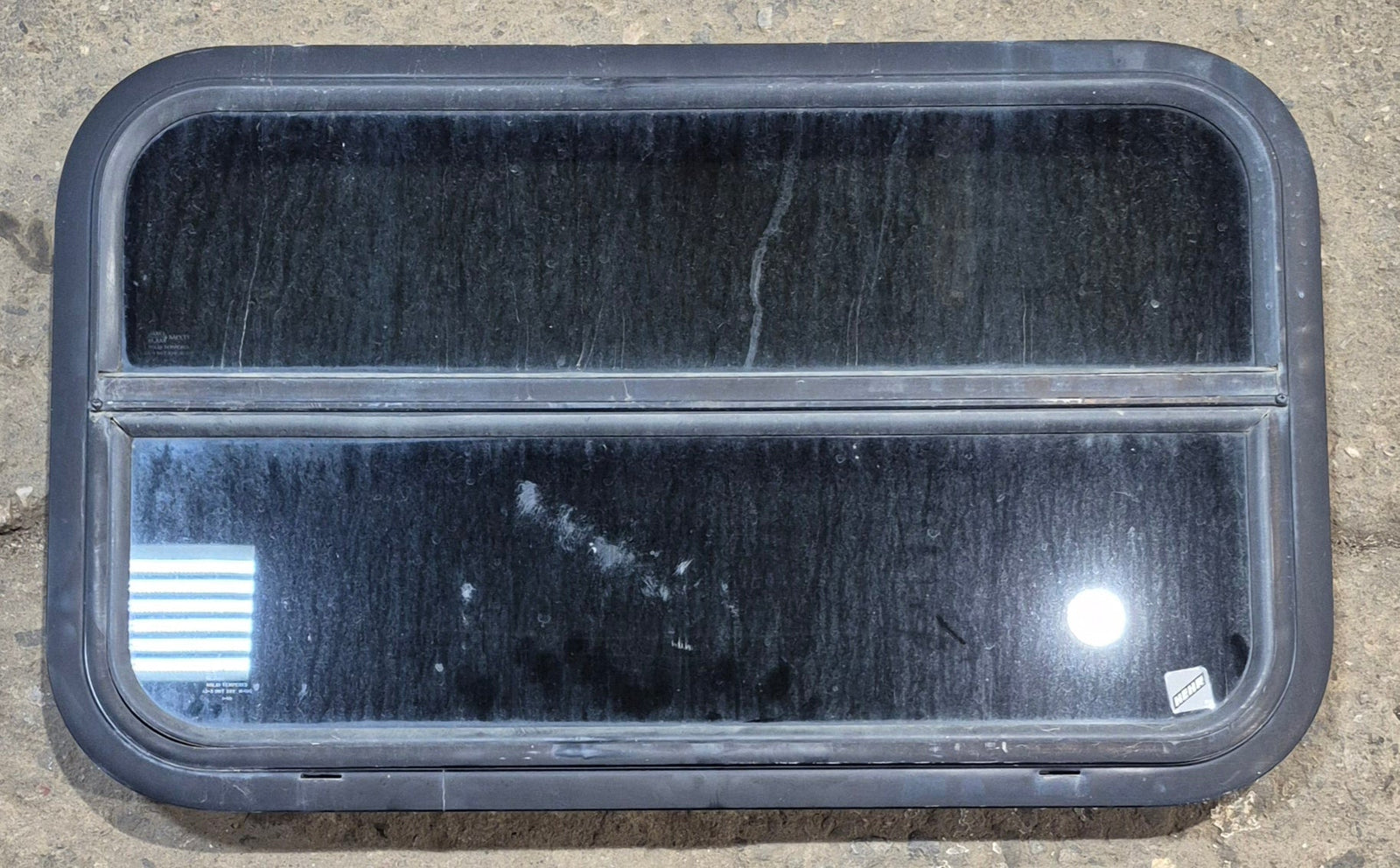 Used Black Radius Opening Window : 29 1/4