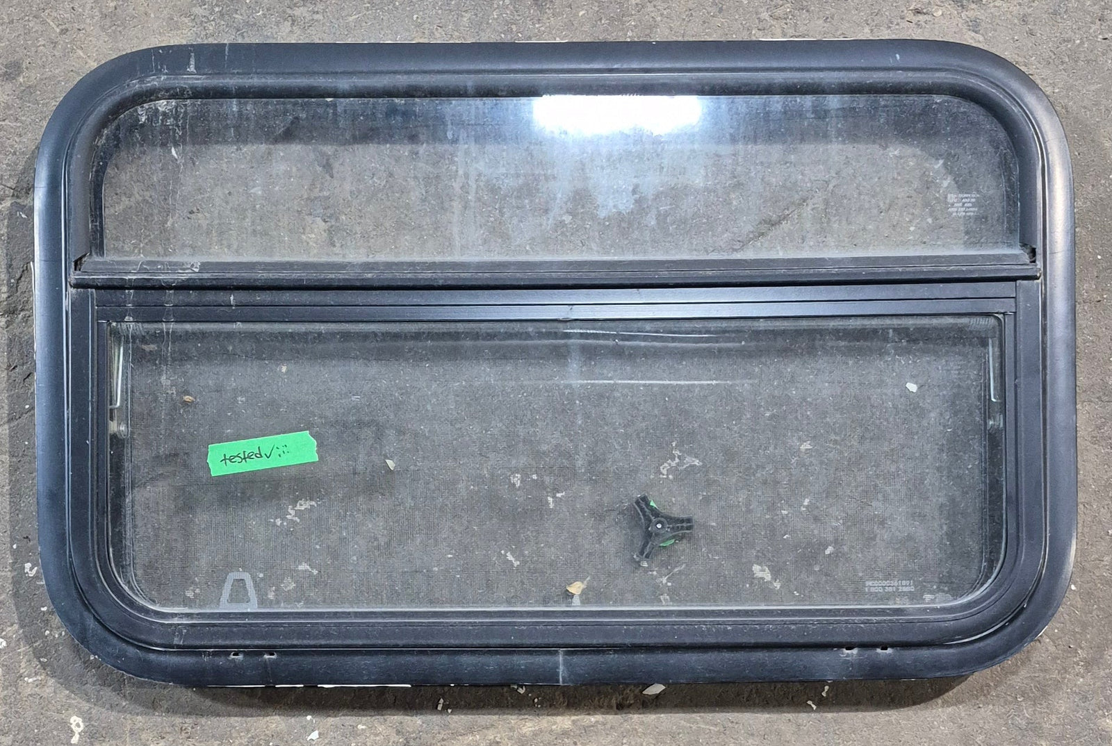 Used Black Radius Opening Window : 29 1/4