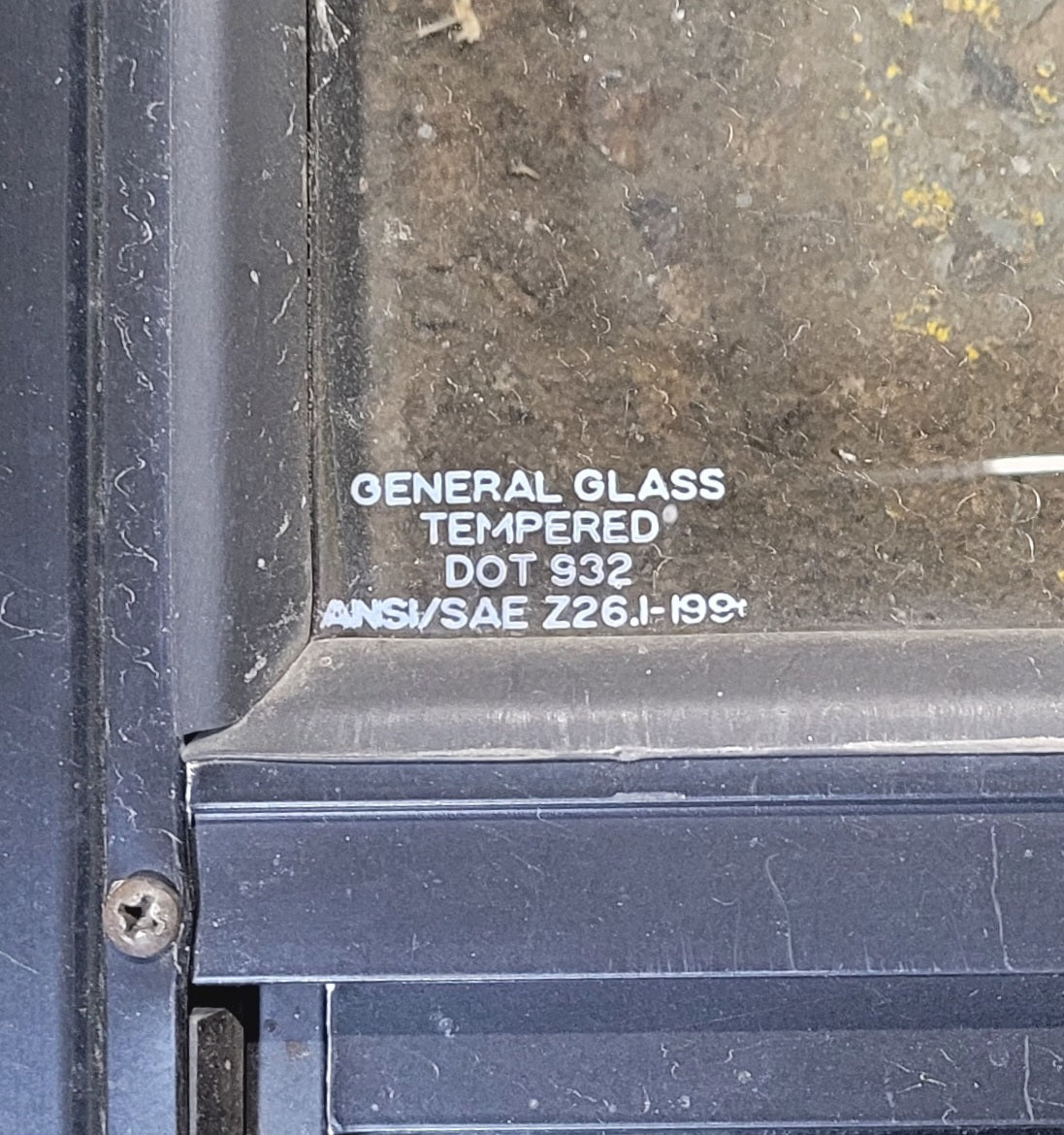 Used Black Radius Opening Window : 29 1/4