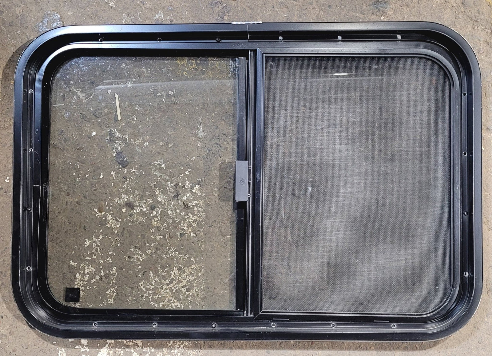 Used Black Radius Opening Window : 29 1/4