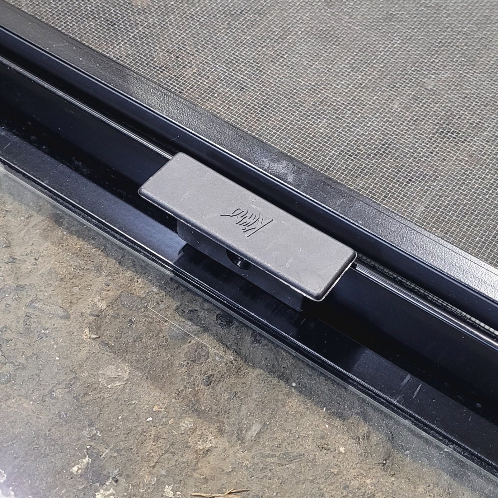 Used Black Radius Opening Window : 29 1/4