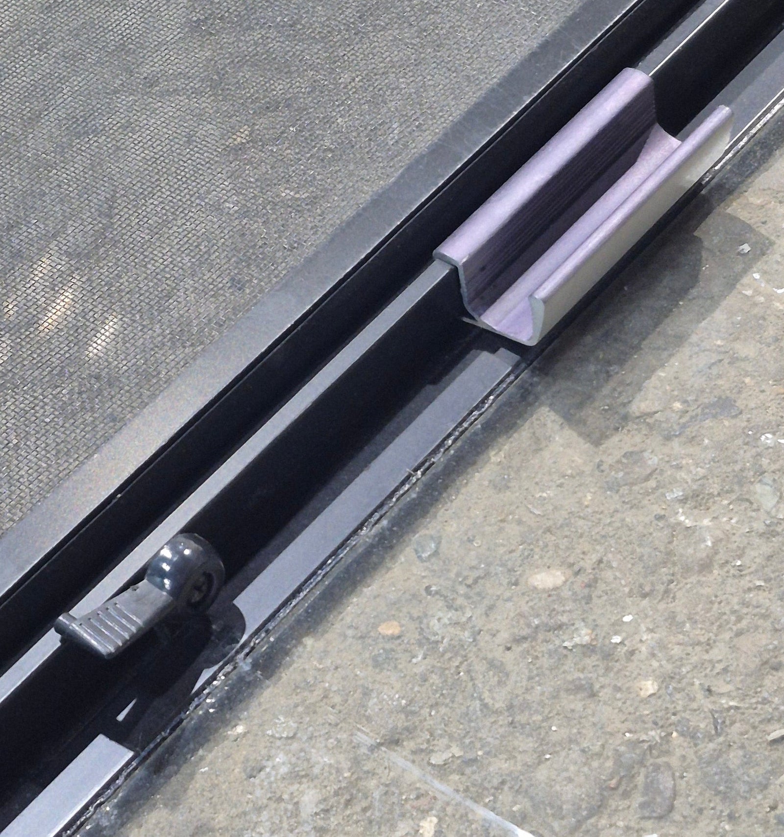 Used Black Radius Opening Window : 29 1/4